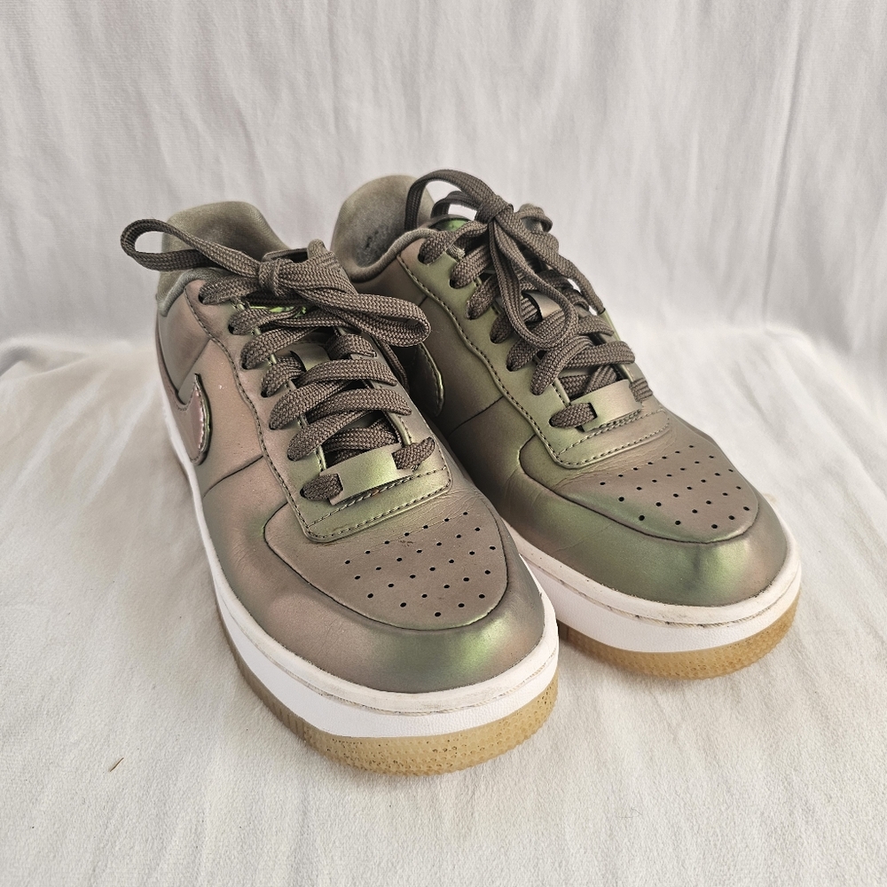 NIKE AIR FORCE 1 UPSTEP PREMIUM LX IRIDESCENT  | Women's Size 6